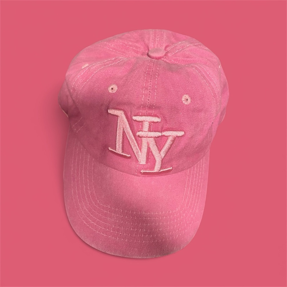 Pink NY Logo Cap